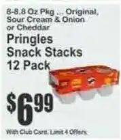 Key Food Pringles Snack Stacks offer