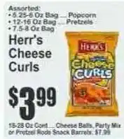 Key Food Herr's Cheese Curls offer