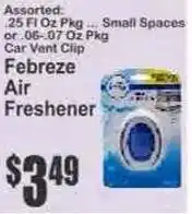 Key Food Febreze Air Freshener offer