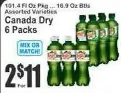 Key Food Canada Dry offer