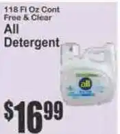 Key Food All Detergent offer