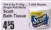 Key Food Scott bath tissue offer