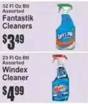 Key Food Fantastik cleaners offer