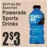 Key Food Powerade sports drinks offer
