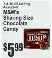 Key Food M&M's Sharing Size Chocolate Candy offer