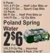 Key Food Poland Spring Water offer