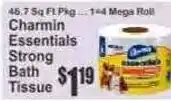 Key Food Charmin Essentials Strong Bath Tissue offer
