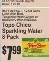 Key Food Topo Chico Sparkling Water offer