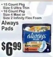 Key Food Always Pads offer