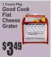 Key Food Good Cook Flat Cheese Grater offer
