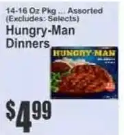 Key Food Hungry-Man Dinners offer