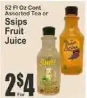 Key Food Ssips Fruit Juice offer