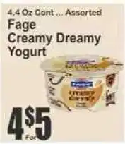 Key Food Fage Creamy Dreamy Yogurt offer