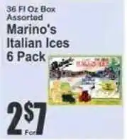 Key Food Marino's Italian Ices offer