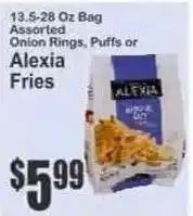 Key Food Alexia Fries offer