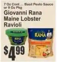 Key Food Giovanni Rana Maine Lobster Ravioli offer