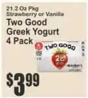 Key Food Two Good Greek Yogurt offer