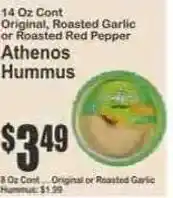Key Food Athenos Hummus offer