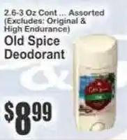 Key Food Old Spice Deodorant offer