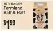 Key Food Farmland Half & Half offer