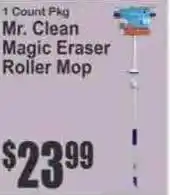 Key Food Mr. Clean magic eraser roller mop offer