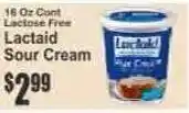 Key Food Lactaid sour cream offer