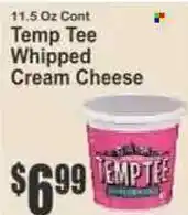 Key Food Temp Tee Whipped Cream Cheese offer