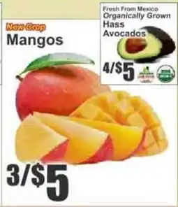 Key Food New Crop Mangos offer