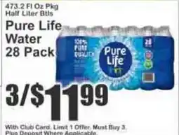 Key Food Pure Life Water offer