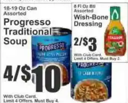Key Food Progresso Traditional Soup offer