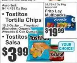 Key Food Tostitos Tortilla Chips offer