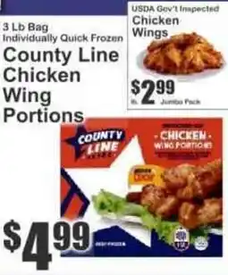 Key Food County Line Chicken Wing Portions offer