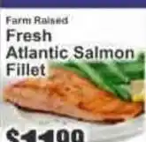 Key Food Farm Raised Fresh Atlantic Salmon Fillet offer