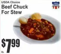 Key Food Usda Choice Beef Chuck For Stew offer