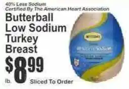 Key Food Butterball low sodium turkey breast offer