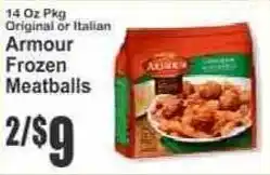 Key Food Armour frozen meatballs offer
