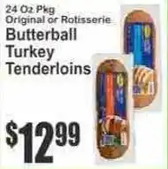 Key Food Butterball Turkey Tenderloins offer