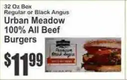 Key Food Urban Meadow Burgers offer