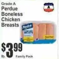 Key Food Perdue boneless chicken breasts offer
