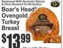 Key Food Boar's Head Ovengold Turkey Breast offer
