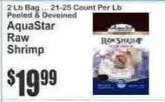 Key Food AquaStar raw shrimp offer