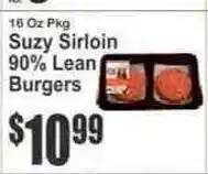 Key Food Suzy Sirloin Burgers offer