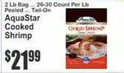 Key Food AquaStar Cooked Shrimp offer