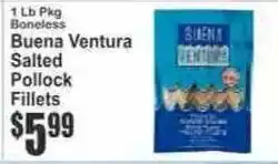 Key Food Buena Ventura Salted Pollock Fillets offer