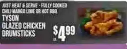 Key Food Tyson glazed chicken drumsticks offer