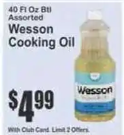 Key Food Wesson Cooking Oil offer