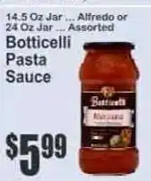 Key Food Botticelli pasta sauce offer
