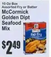 Key Food McCormick Golden Dijt Seafood Mix offer