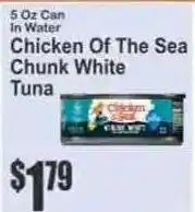 Key Food Chicken Of The Sea Chunk White Tuna offer