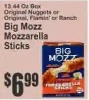 Key Food Big Mozz Mozzarella Sticks offer
